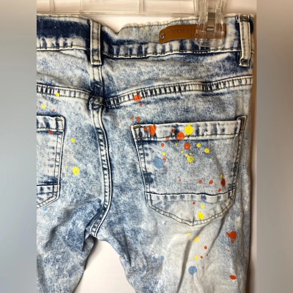 Evolution in Design Paint Splatter Jeans - Picture 6 of 6